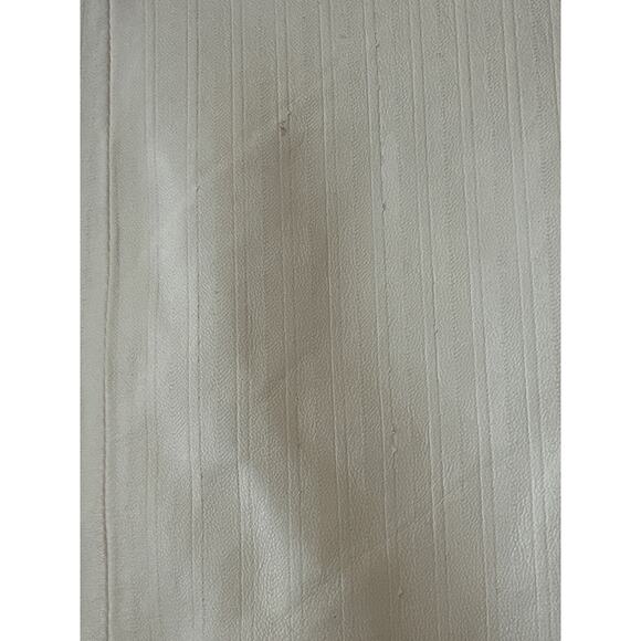 L’Agence Brooke Lamb Leather Pinstripe Blazer Jacket White Size 4 - Picture 16 of 16